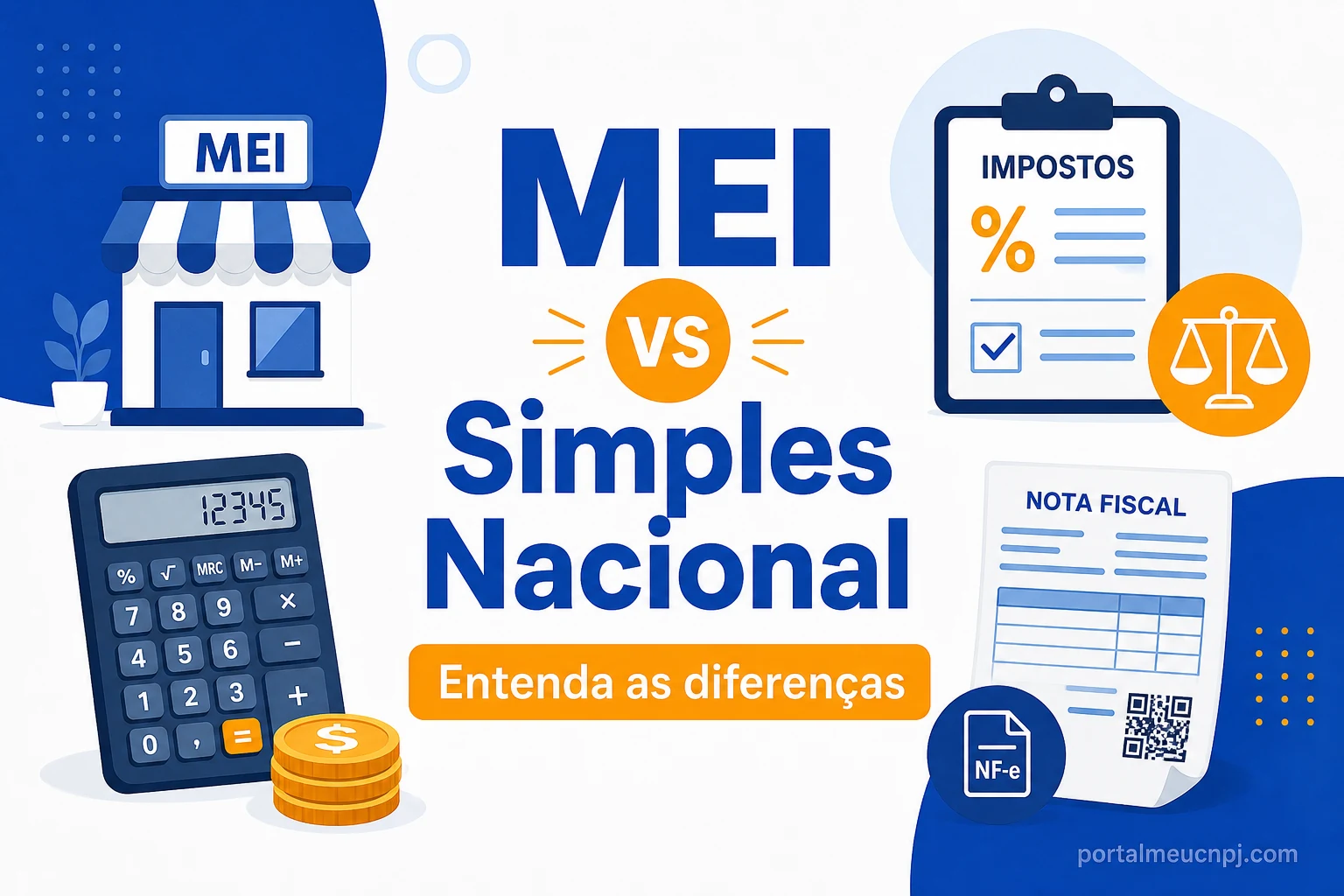 MEI vs Simples Nacional — Portal Meu CNPJ